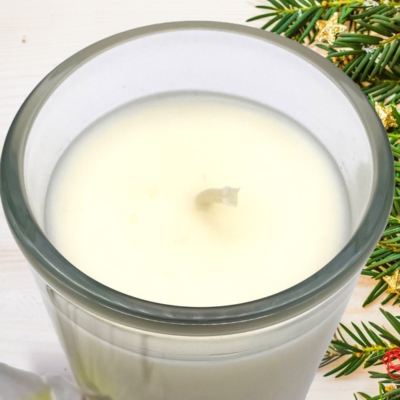 NWT Illume Frost & Fir Juniper Moss Bundled Glass Candle - Picture 5 of 15